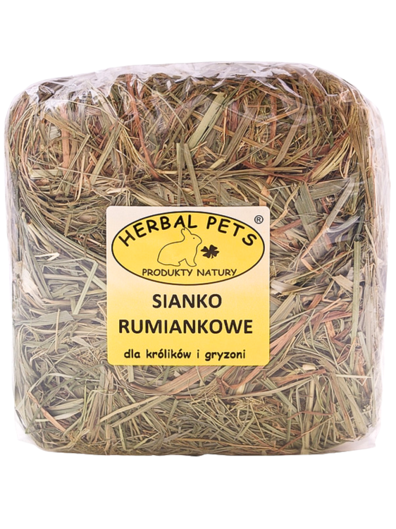 Siano Rumiankowe dla Królików i Gryzoni – aromatyczne siano łąkowe z dodatkiem rumianku od ParrotPlanet.pl