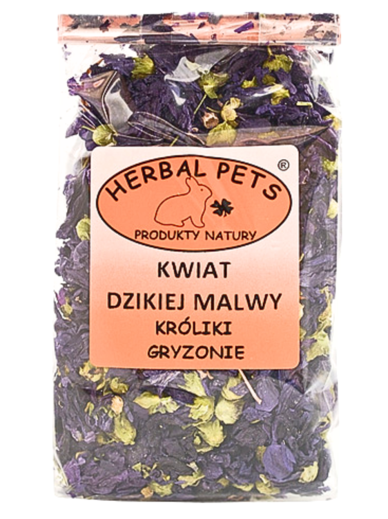 Kwiat Czarnej Malwy dla Królików i Gryzoni 20g od ParrotPlanet.pl