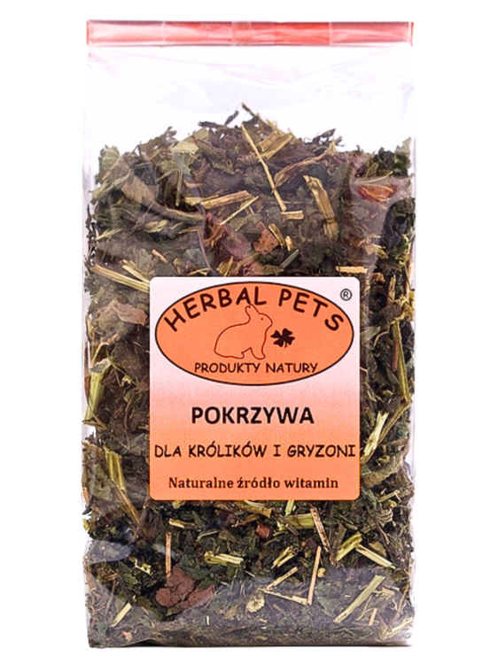 Pokrzywa dla Królików i Gryzoni – Naturalna Siła i Zdrowie 70g od ParrotPlanet.pl