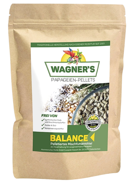 Wagner's Pellets- Granulat zimnotłoczony Wagner's dla małych papug 750g od ParrotPlanet.pl