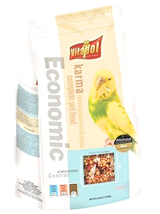 Vitapol Economic - Mieszanka ziaren - Pokarm codzienny dla papużek falistych 1,2 kg od ParrotPlanet.pl