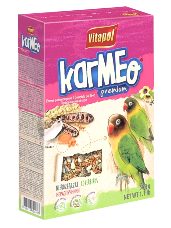 Vitapol Karmeo - Mieszanka dla nierozłączek 500g od ParrotPlanet.pl