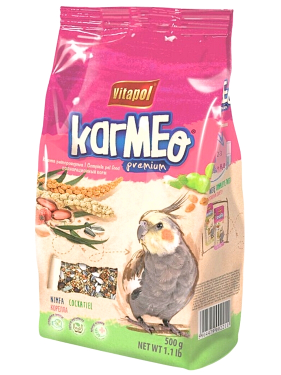 Vitapol Karmeo Premium - Mieszanka dla nimf 500g od ParrotPlanet.pl
