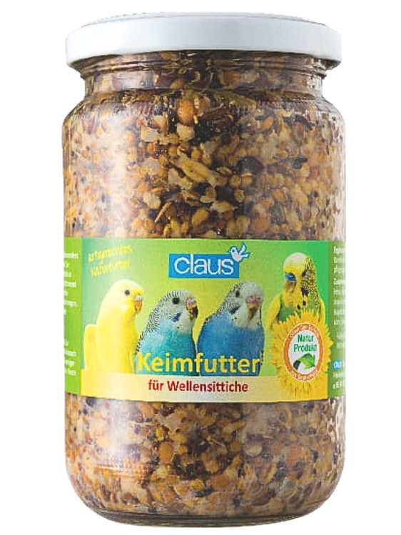 Claus Keimfutter - Naturalne Kiełki dla PapUzek falistych i innych małych PaPug 370ml od ParrotPlanet.pl