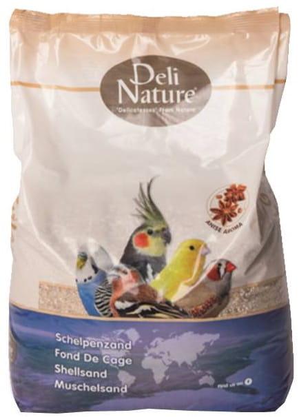 Deli Nature Piasek brązowy krzemowy z muszlami (anyżowy) 20kg od ParrotPlanet.pl