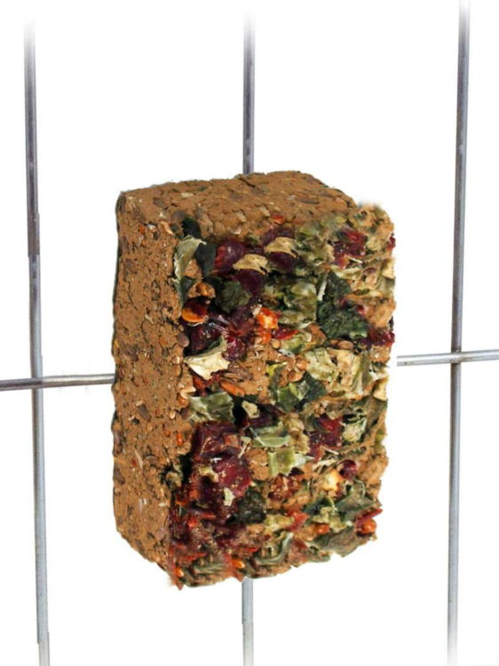 JR FARM kostka mineralna z nasionami i warzywami dla wszystkich papug 75g od ParrotPlanet.pl