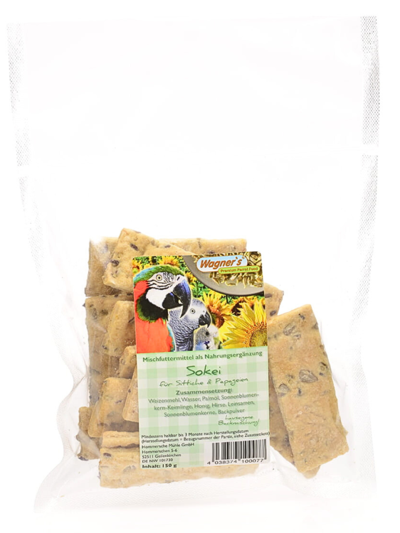 Wagner's DOMOWE Herbatniki dla papug Sokei 150g od ParrotPlanet.pl