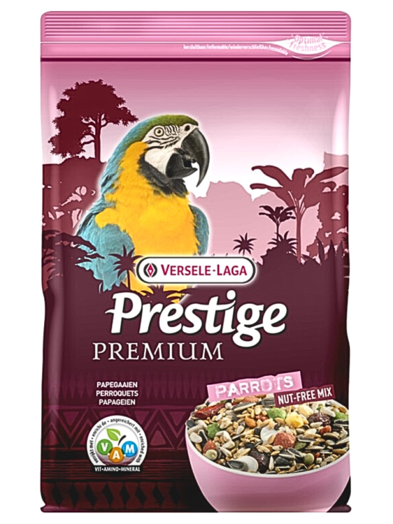 Versele Laga Parrots Premium 2kg bez orzechów - pokarm dla dużych papug: ar, amazonek i innych r od ParrotPlanet.pl