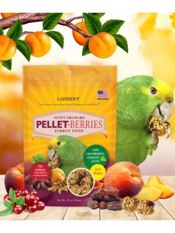 Lafeber Pellet-Berries Sunny Orchard - Pokarm w kształcie kuleczek dla średnich i dużych papug 284g od ParrotPlanet.pl