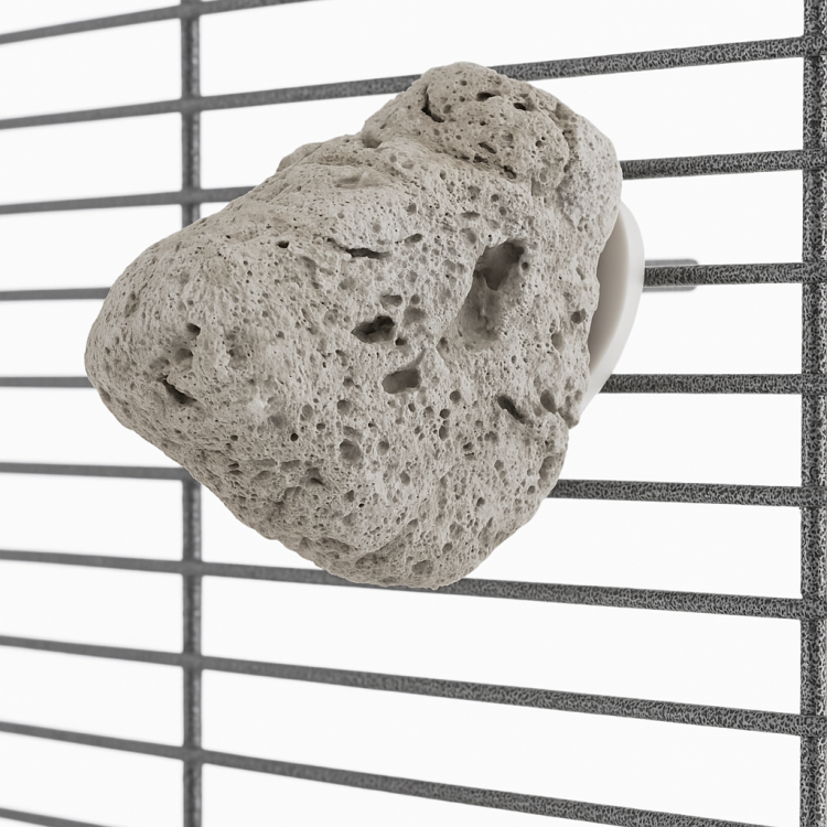 Naturalny kamień lawowy dla papug od ParrotPlanet.pl