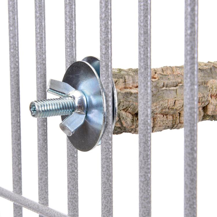 Naturalna żerdź, z kory dębu korkowego rozmiar S - dla małych i średnich papug od ParrotPlanet.pl