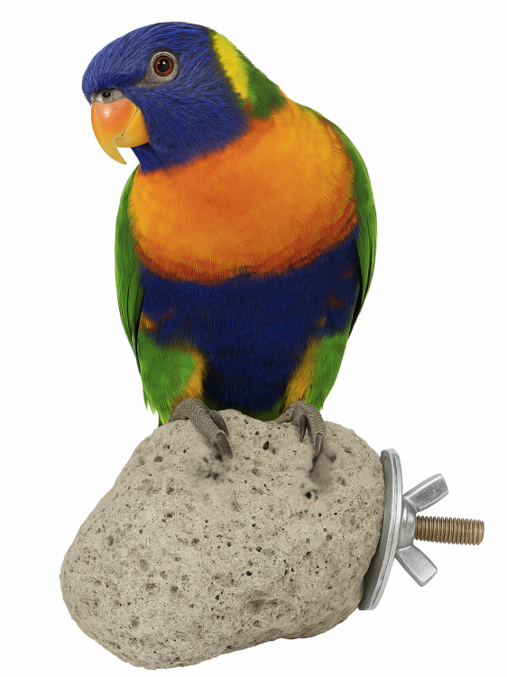 Kamień Lava Stone przykręcany do klatki od ParrotPlanet.pl