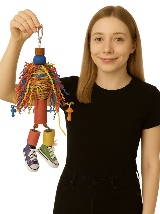 Jamaica Crazy Girl - duża zabawka dla wszystkich PaPug od ParrotPlanet.pl