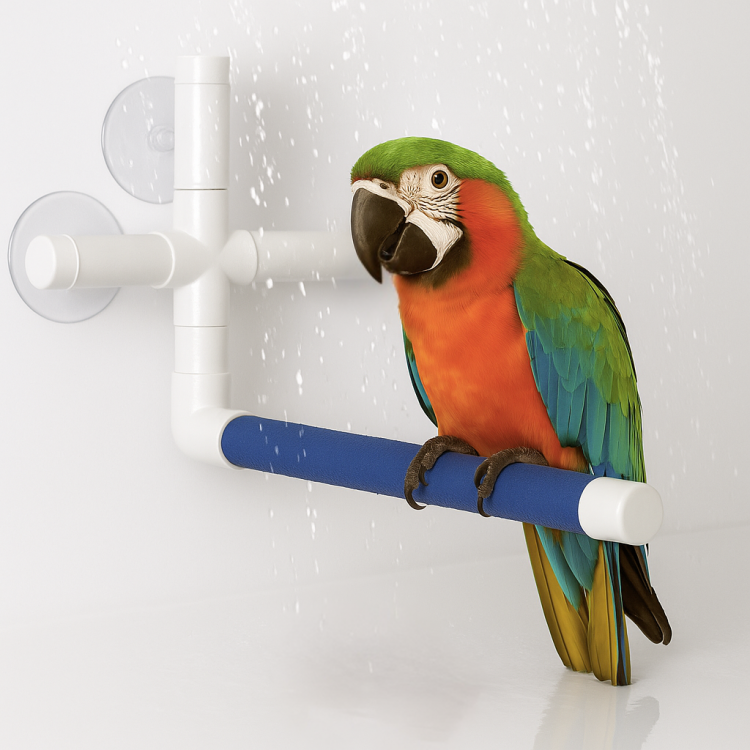 Żerdź pod prysznic XL - dla dużych papug od ParrotPlanet.pl