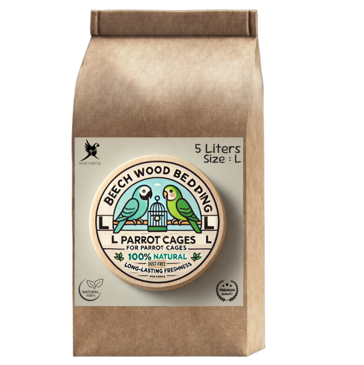 Bukowe zrębki Rozmiar L – Naturalne, higieniczne podłoże do terrariów gadów 5L od ParrotPlanet.pl