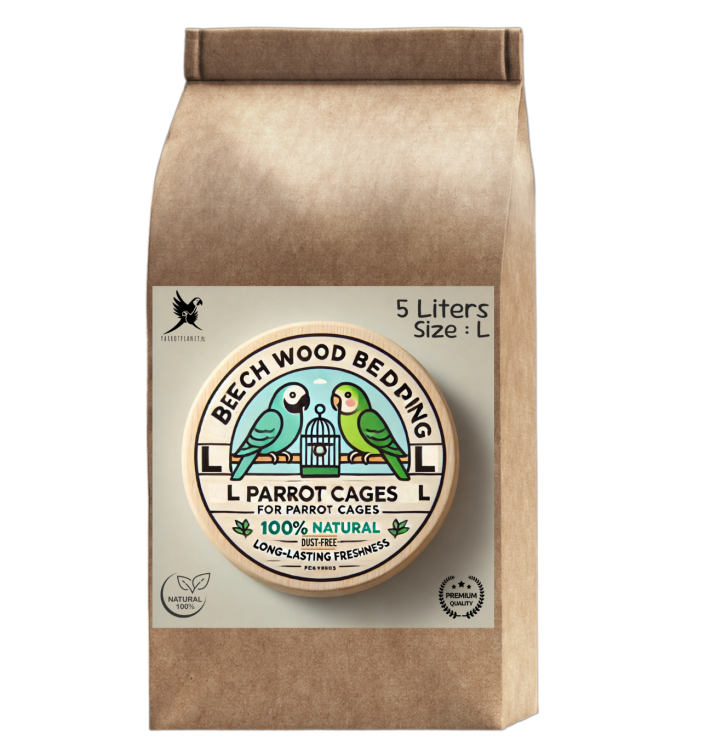 Bukowe zrębki Rozmiar L – Naturalne, higieniczne podłoże do terrariów gadów 5L od ParrotPlanet.pl