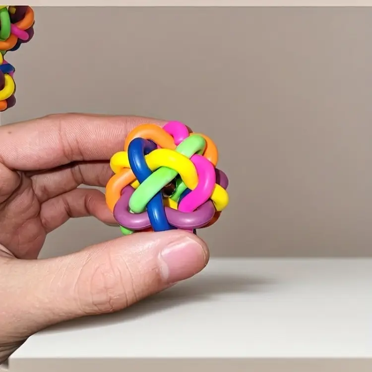 Smocza Piłka – Zestaw 2 szt. kolorowych zabawek dla papug | Parrot Planet