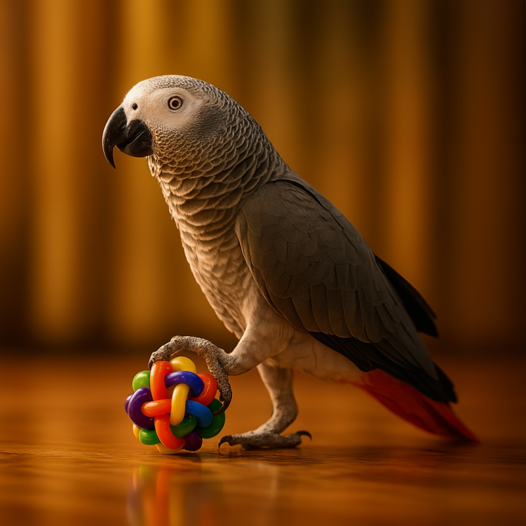 Smocza Piłka – Zestaw 2 szt. kolorowych zabawek dla papug | Parrot Planet