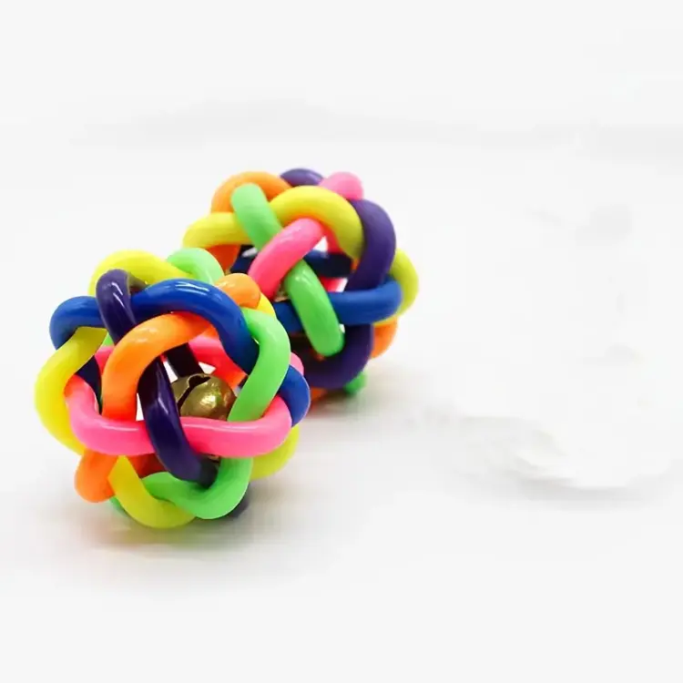 Smocza Piłka – Zestaw 2 szt. kolorowych zabawek dla papug | Parrot Planet