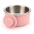 Urocza i praktyczna miseczka metalowa w rozmiarze S w pastelowo różowym kolorze | Parrot Planet