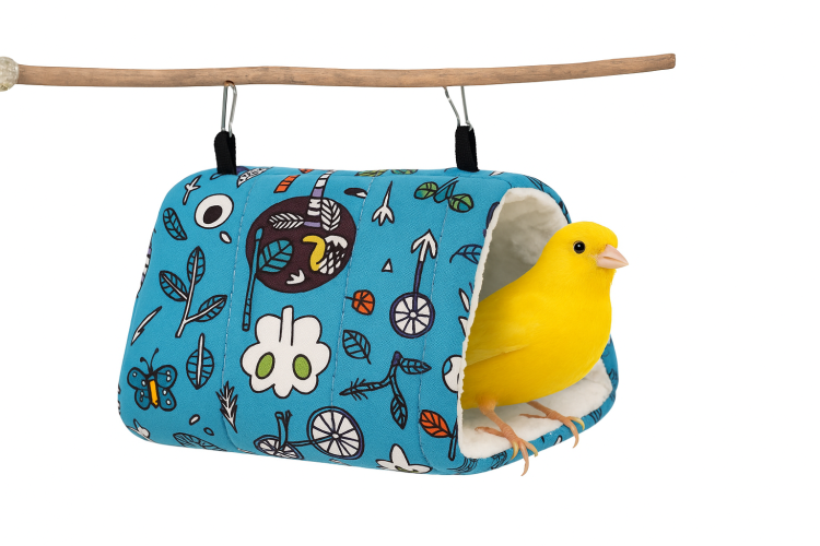 NAMIOT XS | Bezpieczna Przystań | Jaskinia dla Najmniejszych Papug| 10x10 cm