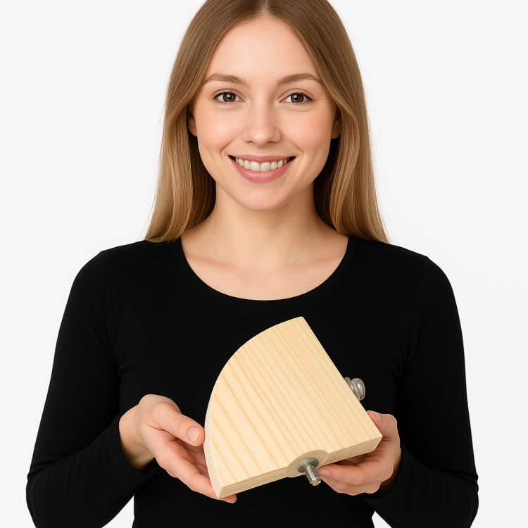 Drewniany stoliczek – idealne miejsce dla małych i średnich papug od parrotplanet.pl