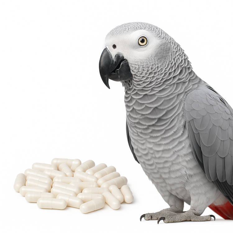 CASOZEN 10 kapsulek – Naturalny preparat przeciw stresowi i skubaniu piór dla papug od ParrotPlanet.pl