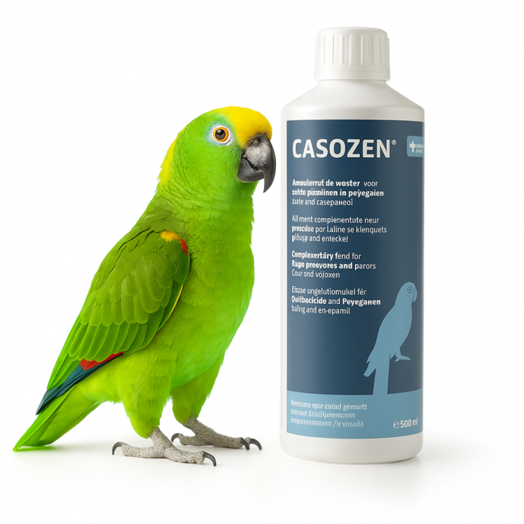 CASOZEN 500 ml – Naturalny preparat uspokajający - przeciw stresowi i skubaniu piór dla papug  od ParrotPlanet.pl