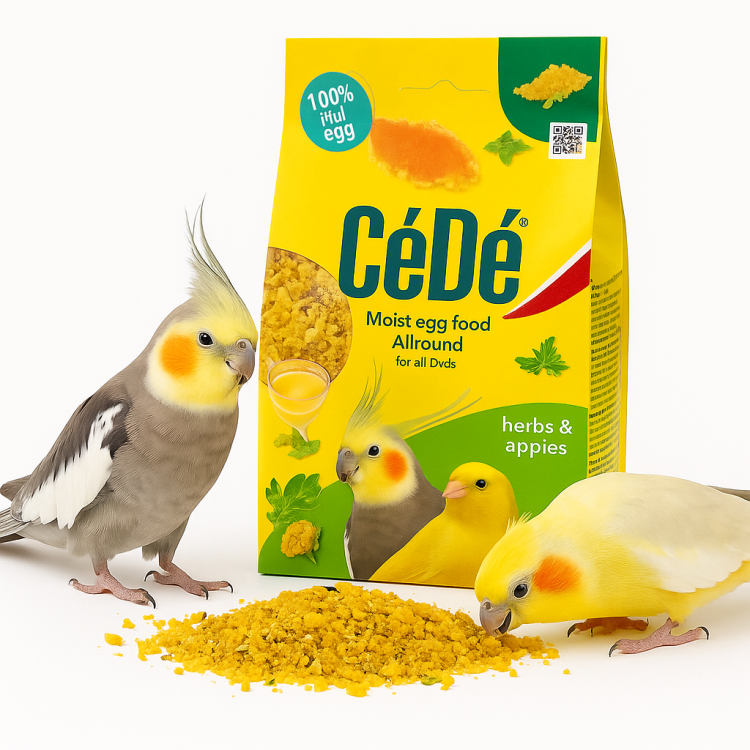 CEDE Allround Herbs Apple 200 g – Karma Jajeczna z Jabłkiem i Ziołami dla Ptaków od ParrotPlanet.pl