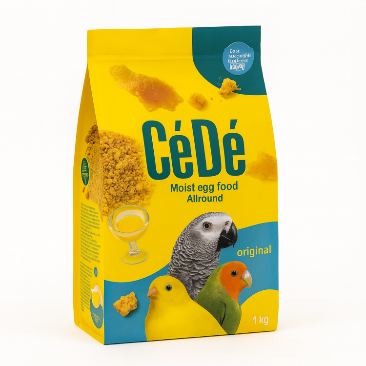 CEDE Allround Original 200 g – Karma Jajeczna dla Papug i Ptaków | Wysokobiałkowy Pokarm Uniwersalny od ParrotPlanet.pl