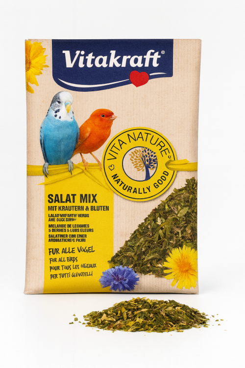 Vitakraft Salat Mix 10 g – Mieszanka ziół i kwiatów dla kanarków i papug falistych od ParrotPlanet.pl