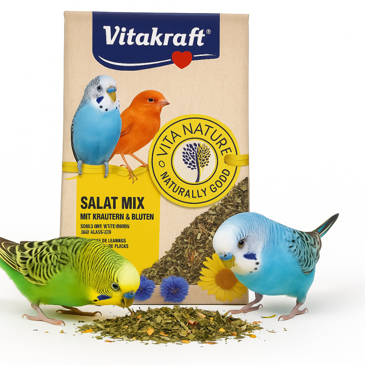 Vitakraft Salat Mix 10 g – Mieszanka ziół i kwiatów dla kanarków i papug falistych od ParrotPlanet.pl