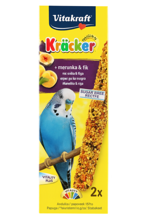 Vitakraft Kräcker Original morela  figa – kolby dla papug falistych 2 szt (60 g) od ParrotPlanet.pl