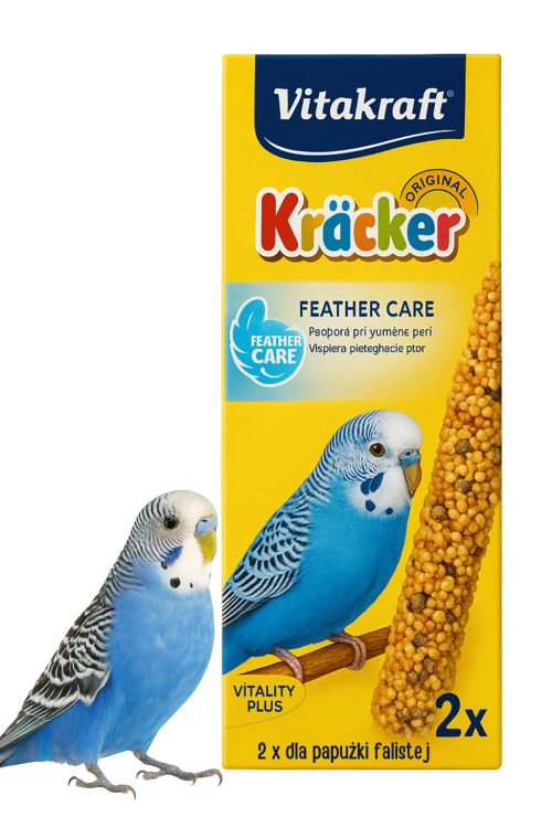 Vitakraft Premium Kracker Funny Fitness – kolby witaminowe dla papug falistych na okres pierzenia 2 szt od Parrotplanet.pl