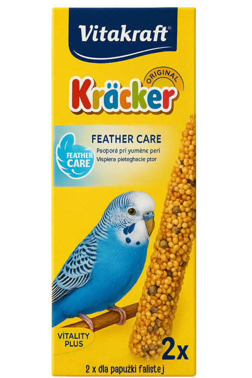 Vitakraft Premium Kracker Funny Fitness – kolby witaminowe dla papug falistych na okres pierzenia 2 szt od Parrotplanet.pl