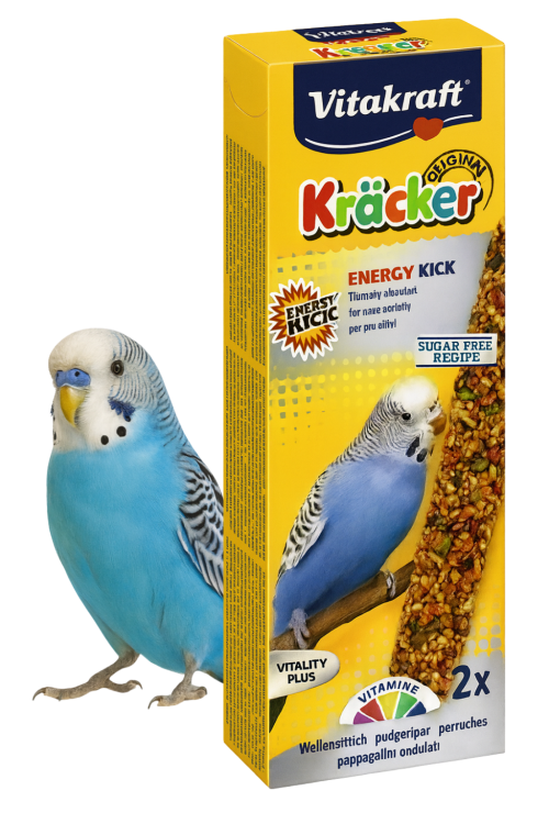VITAKRAFT KRÄCKER ENERGY dla papug falistych – 2 szt. | Naturalna energia, ziarna, miód, jaja od parrotplanet.pl