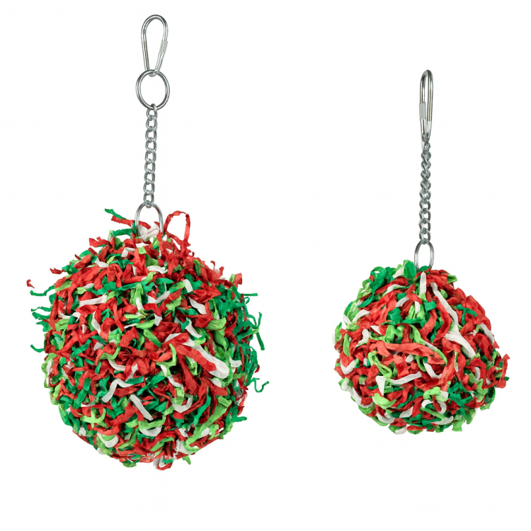 Kula Shredder Ball | Zabawka drewniana dla Papug | 10 × 22 cm od ParrotPlanet.pl