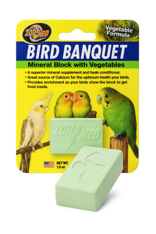 Zoo Med | Bird Banquet Vegetable Formula | Mineralny Blok Wapienny z Warzywami | 28 g (Small)  od ParrotPlanet.pl