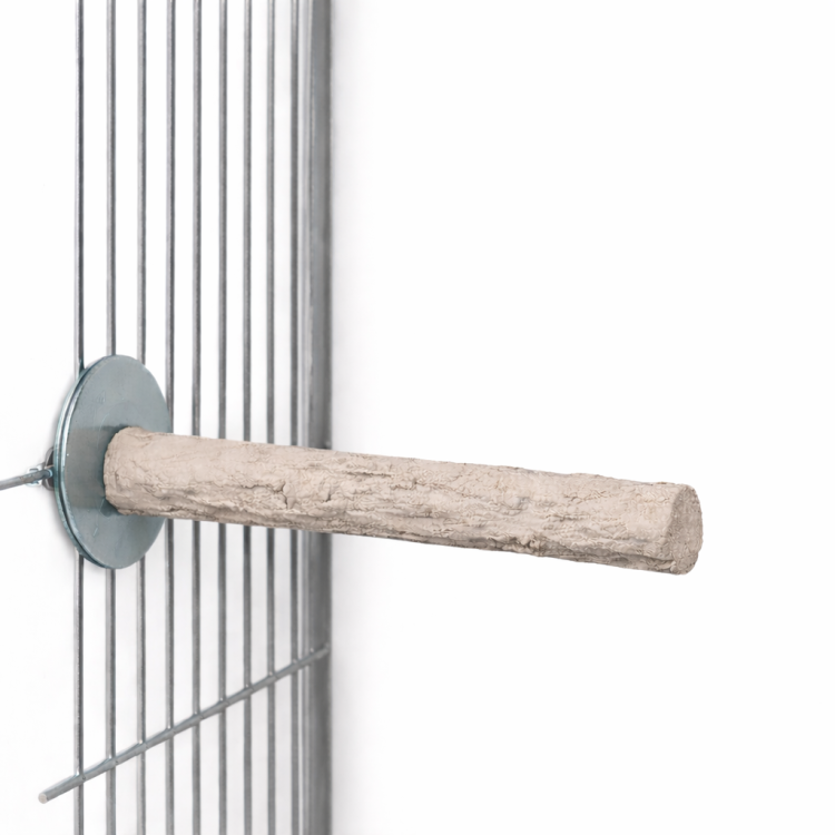 Back Zoo Nature Super Stone Perch 18 cm Ø25 mm – mineralna żerdź do klatki dla średnich papug do ścierania pazurków i dzioba od ParrotPlanet.pl