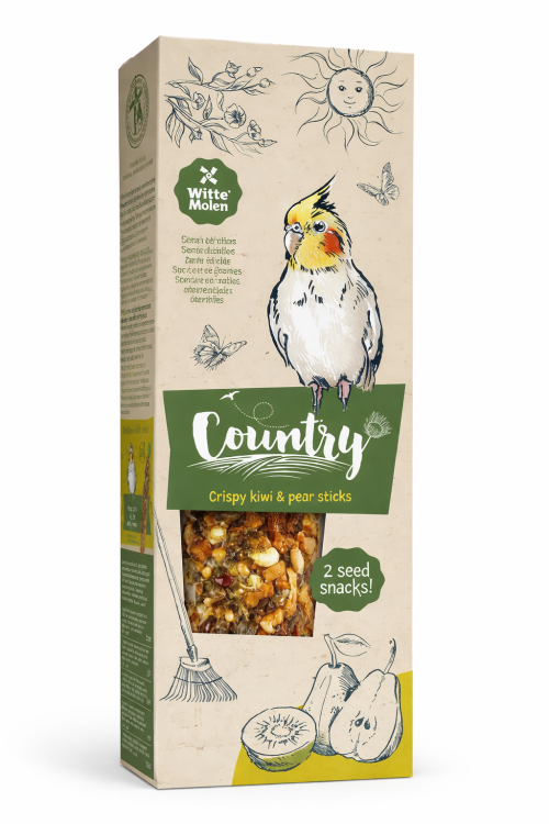 Witte Molen Country kolby dla nimfy i kakadu 140 g 2 szt. – Kiwi & Pear od ParrotPlanet.pl
