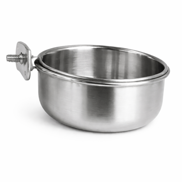 DUVO+ miska przykręcana do klatki dla ptaków 9,5 cm 330 ml  od ParrotPlanet.pl