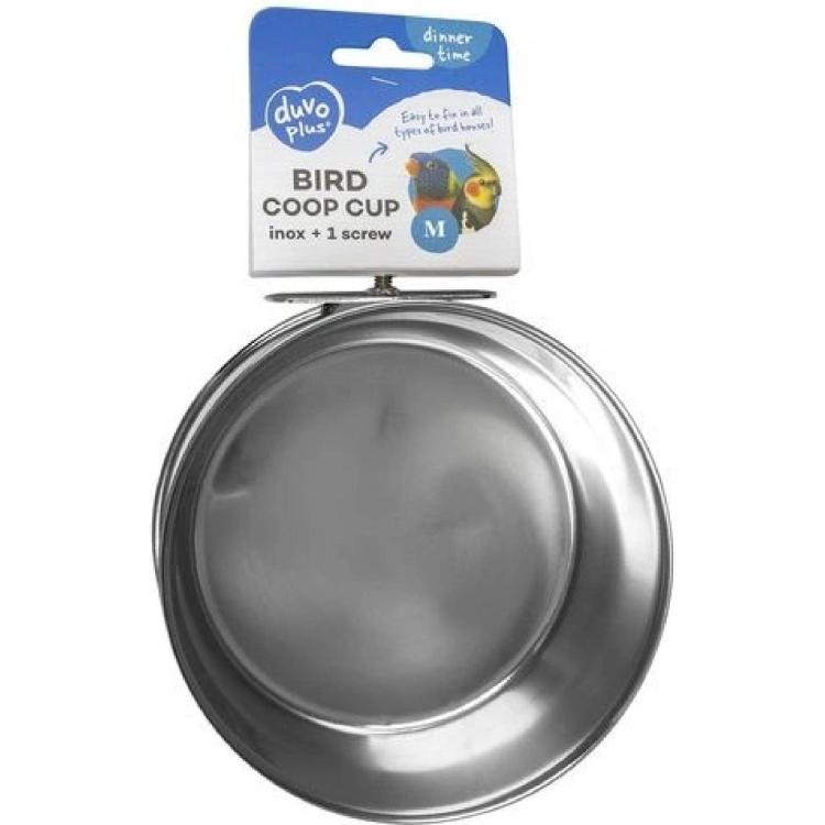 DUVO+ miska przykręcana do klatki dla ptaków 12 cm 630 ml  od ParrotPlanet.pl
