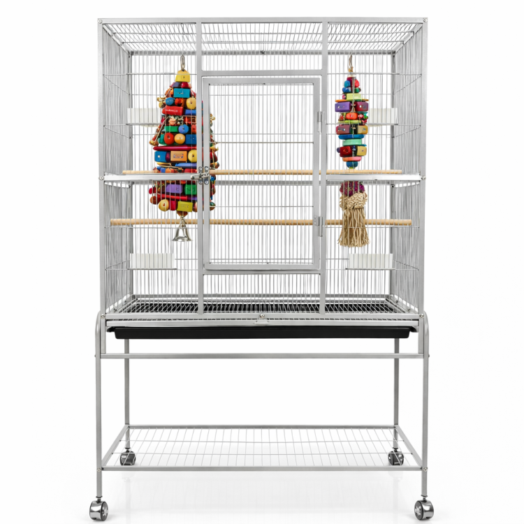 Klatka dla nimf i innych małych papug Liberta - jasna od ParrotPlanet.pl