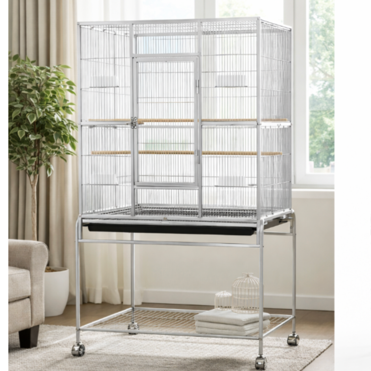 Klatka dla nimf i innych małych papug Liberta - jasna od ParrotPlanet.pl