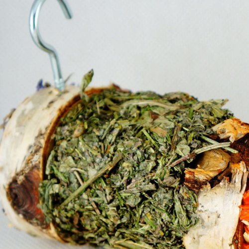 Ziołowo-warzywny szaszłyk - dla wszystkich gryzoni w tym: królików, kawii domowej, myszy, chomików, szczurów, myszoskoczków od ParrotPlanet.pl