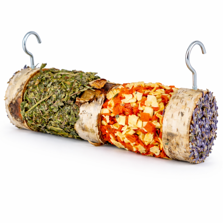 Ziołowo-warzywny szaszłyk - dla wszystkich gryzoni w tym: królików, kawii domowej, myszy, chomików, szczurów, myszoskoczków od ParrotPlanet.pl