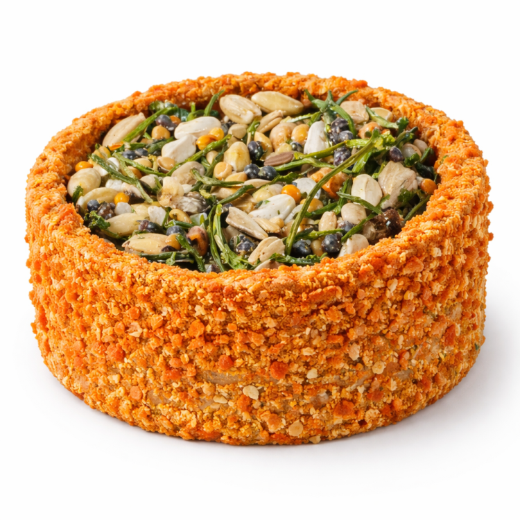 Smakowe tuneliki nadziewane Marchewką i Ziarnem - dla wszystkich papug od ParrotPlanet.pl