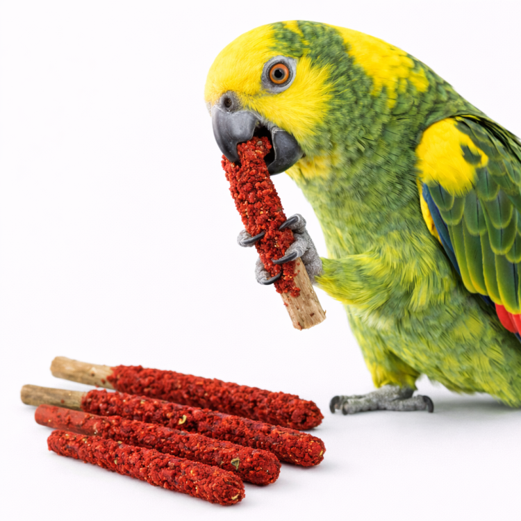 Paluszki z Buraczkiem - zdrowa przekąska dla wszystkich papug od ParrotPlanet.pl