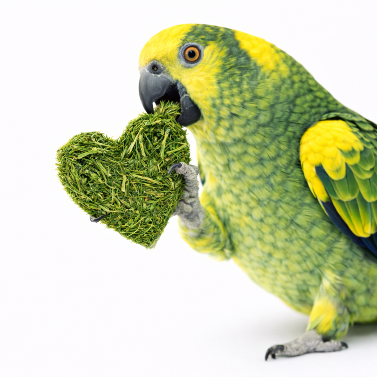 Pietruszkowe Serduszko dla Papug – Naturalna Przekąska Pełna Zdrowia od ParrotPlanet.pl