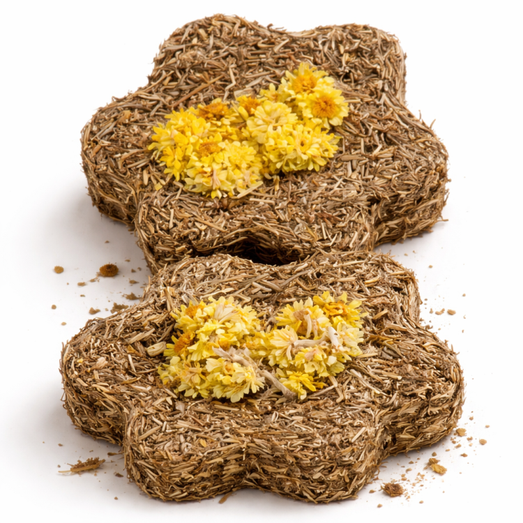 Kęsek Sianka z Koniczynką Pełen Zdrowia | dla Gryzoni | Naturalna Przekąska Pełna Zdrowia 11g od ParrotPlanet.pl